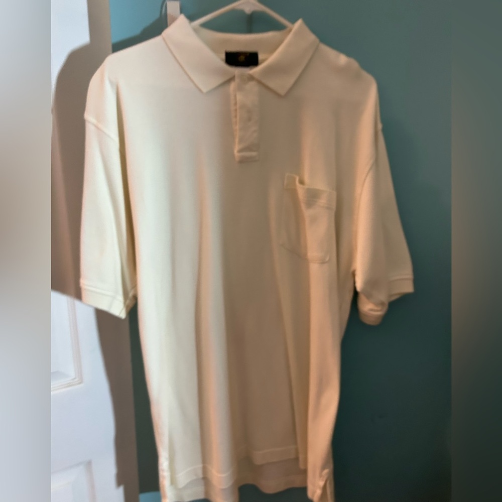 Club Room Cream Polo Shirt